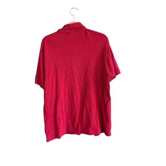 Lacoste Mens Red Pique Short Sleeve Collared Casual Golf Polo Shirt Size 6 - Picture 6 of 8